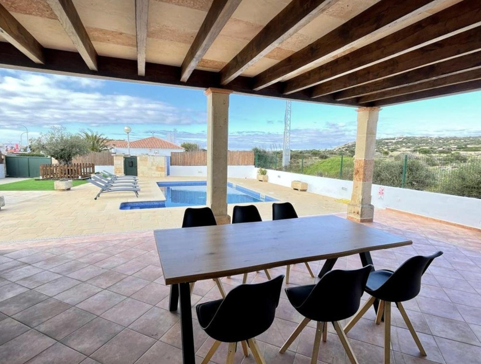 Villa En Blanes Cala'N Blanes  ภายนอก รูปภาพ